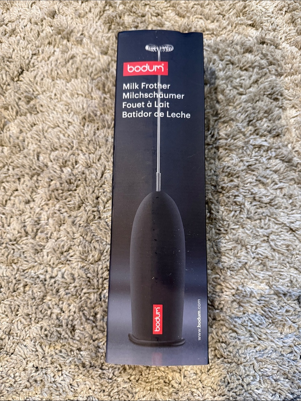 Bodum Black Handheld Milk Frother